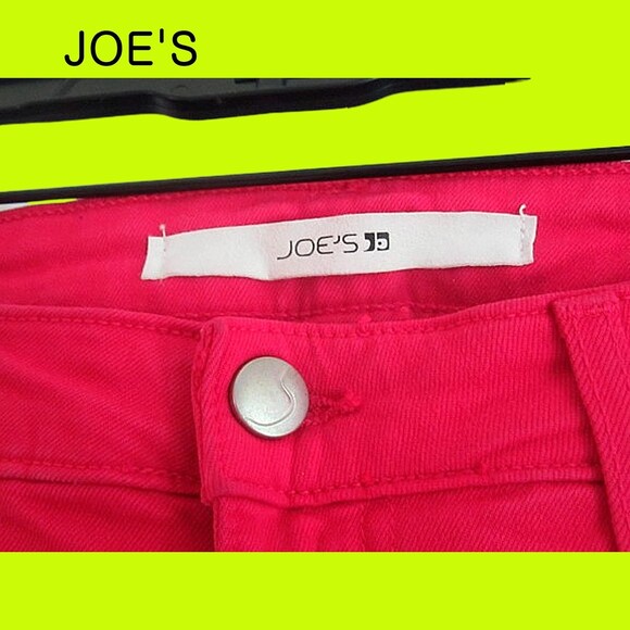 JOE'S NEW CERISE THE SKINNY Red-Hot Pink Jean 30 - Picture 7 of 12